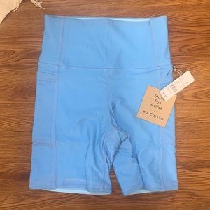 Blue Pacsun x Stone Fox Active Biker Shorts